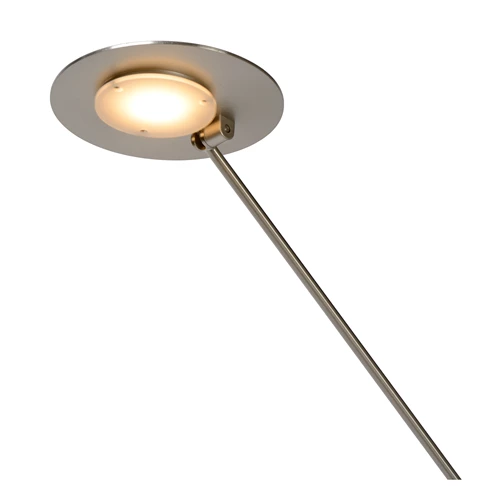 Lucide ANSELMO - Lampadaire / lampe de lecture - Ø 25 cm - LED Dim. - 1x9W 3000K - Chrome Dépoli - détail 4